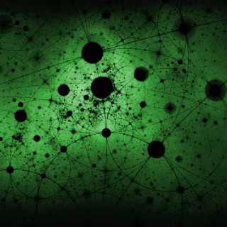 Green and black desktop wallpaper