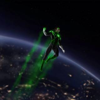 Space green 4k wallpaper