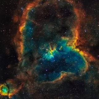 Space green 4k wallpaper