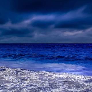 Night beach phone wallpaper