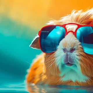 4k guinea pig wallpaper