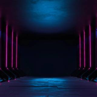 Dark environment wallpaper