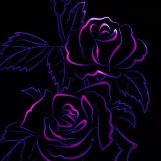 Purple and black aesthetic wallpaper