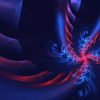 Neon flowers 4k wallpaper