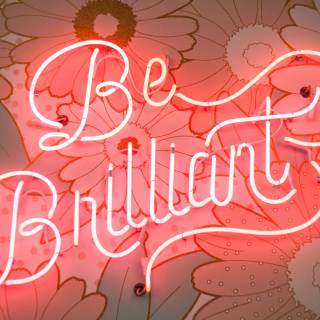 Neon flowers 4k wallpaper