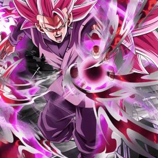 Goku Black Rose iPhone wallpaper