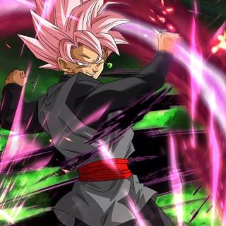 Goku Black Rose iPhone wallpaper