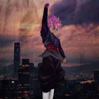 Goku Black Rose iPhone wallpaper