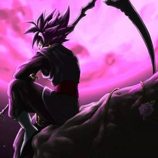 Goku Black Rose iPhone wallpaper