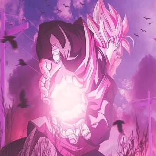 Goku Black Rose iPhone wallpaper