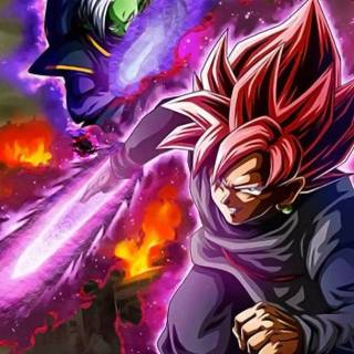 Goku Black Rose iPhone wallpaper