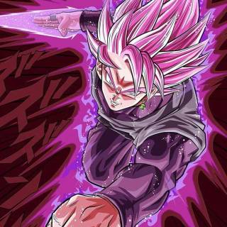 Goku Black Rose iPhone wallpaper