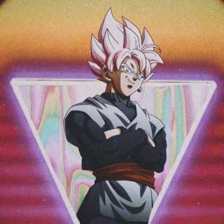 Goku Black Rose iPhone wallpaper