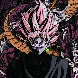 Goku Black Rose iPhone wallpaper