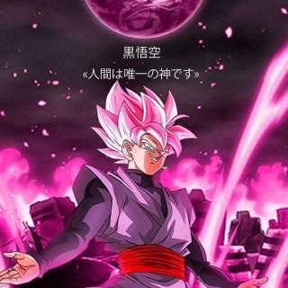 Goku Black Rose iPhone wallpaper