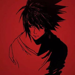 Red black anime phone wallpaper