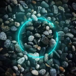 Glowing iPhone wallpaper