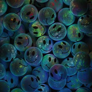 Glowing iPhone wallpaper