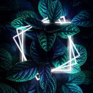 Glowing iPhone wallpaper