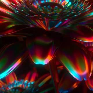 Glowing iPhone wallpaper