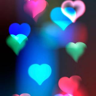 Glowing iPhone wallpaper