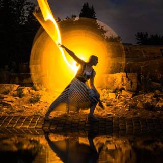 Glowing iPhone wallpaper