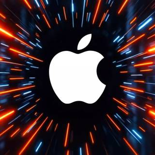 Glowing iPhone wallpaper