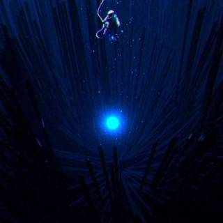 Glowing iPhone wallpaper