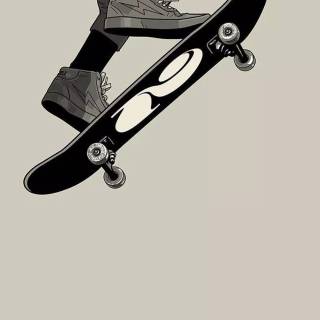 Skateboarding phone wallpaper
