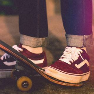 Skateboarding phone wallpaper