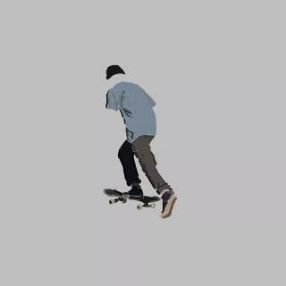 Skateboarding phone wallpaper