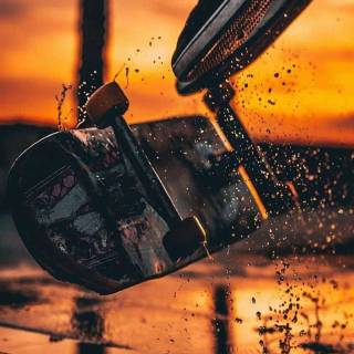 Skateboarding phone wallpaper