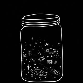 Aesthetic space iPhone wallpaper