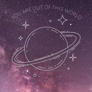 Aesthetic space iPhone wallpaper