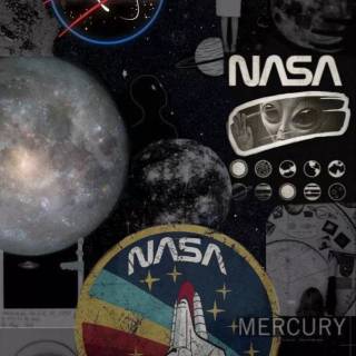 Aesthetic space iPhone wallpaper