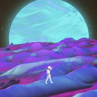 Aesthetic space iPhone wallpaper