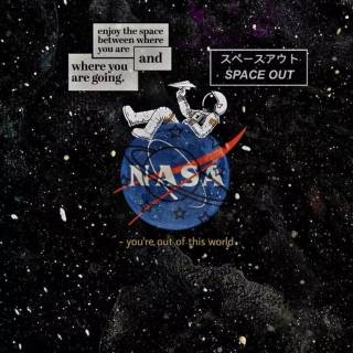 Aesthetic space iPhone wallpaper