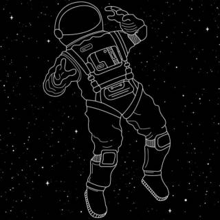 Aesthetic space iPhone wallpaper