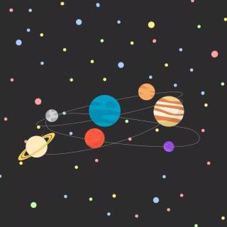 Aesthetic space iPhone wallpaper