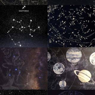 Aesthetic space iPhone wallpaper