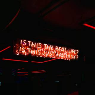 Red neon phone wallpaper