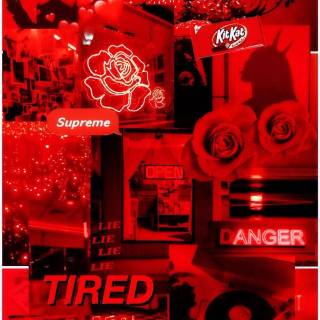 Red neon phone wallpaper