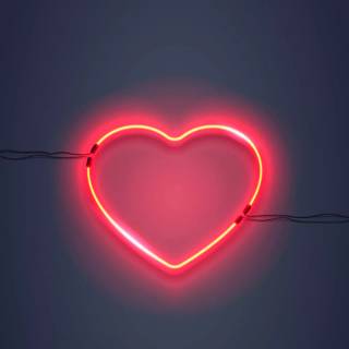 Red neon phone wallpaper