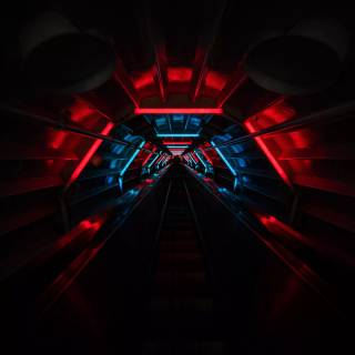 Red neon phone wallpaper