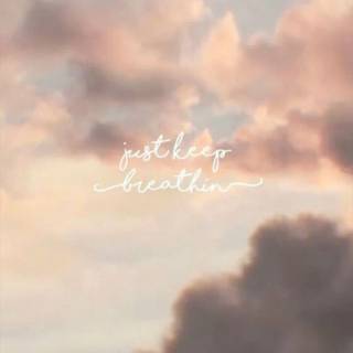 Aesthetic quote iPhone wallpaper