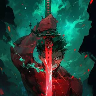 Anime art iPhone wallpaper