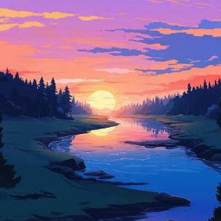 Anime art iPhone wallpaper