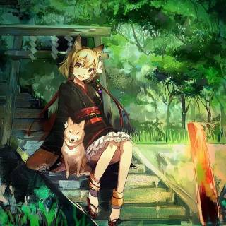 Anime art iPhone wallpaper