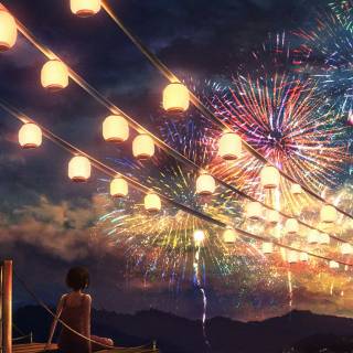 Anime art iPhone wallpaper