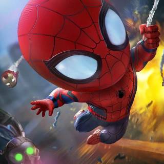 Marvel cartoon phone wallpaper